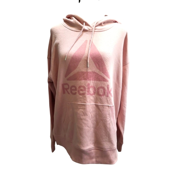 NWT Reebok Pink Hoodie Large - Picture 1 of 12